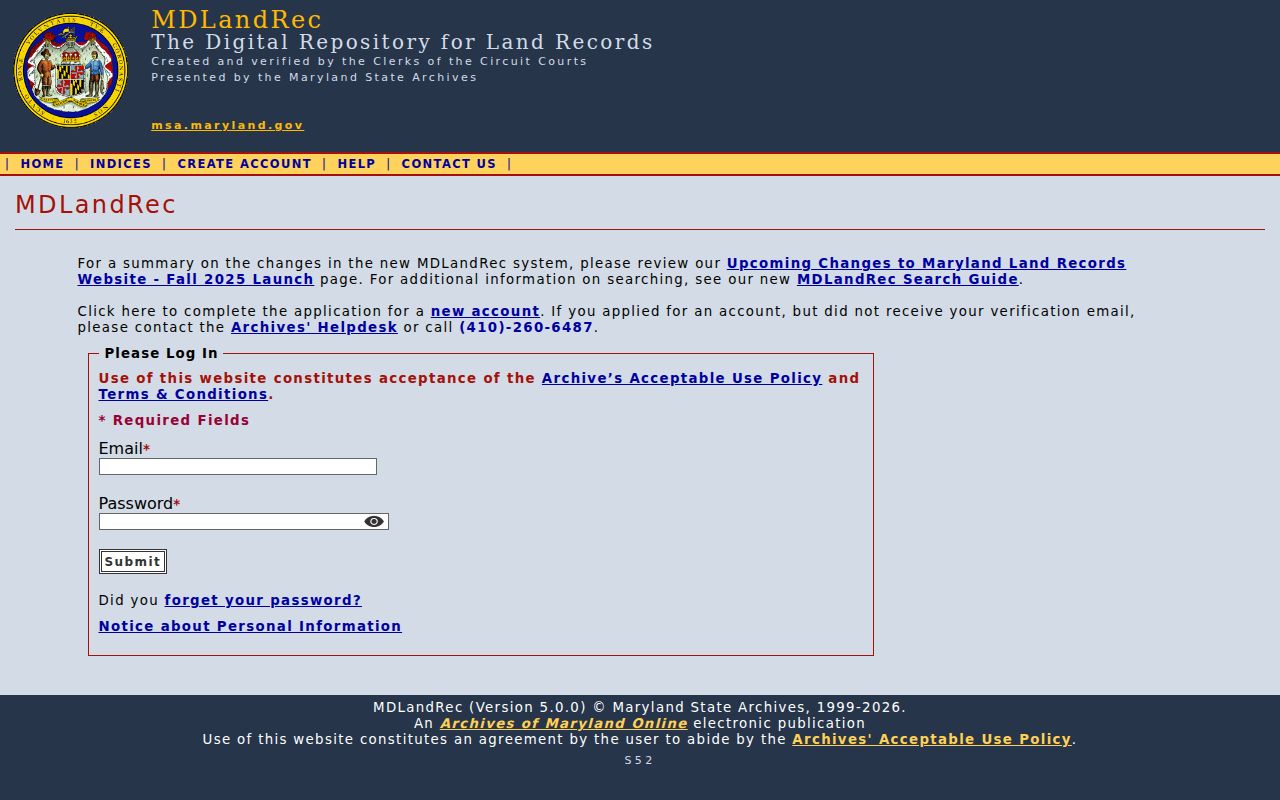 North Laurel people search entry to Howard County MDLandRec deeds