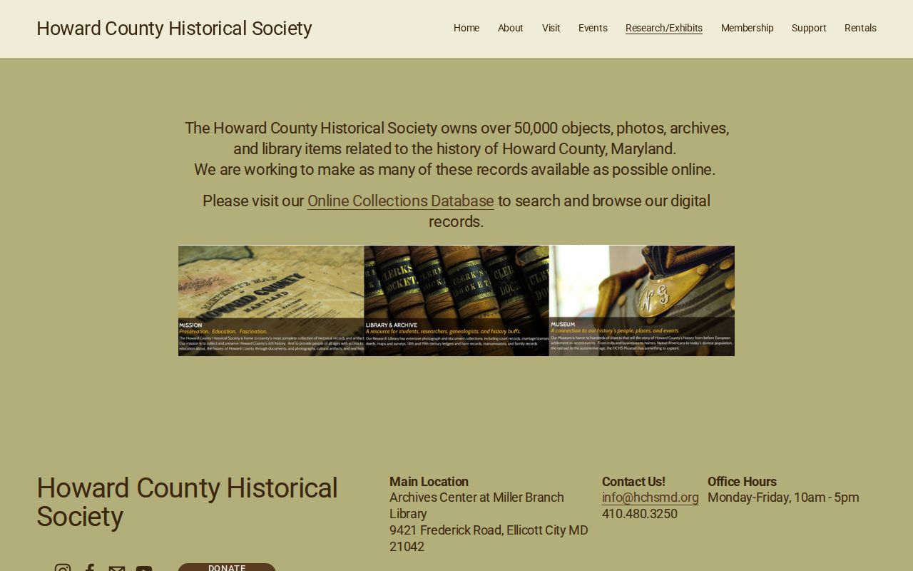 North Laurel records research in Howard County Historical Society online collections